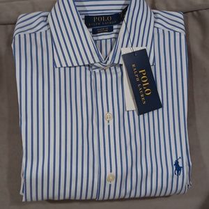 Polo Ralph lauren dress shirt blue colour size 15